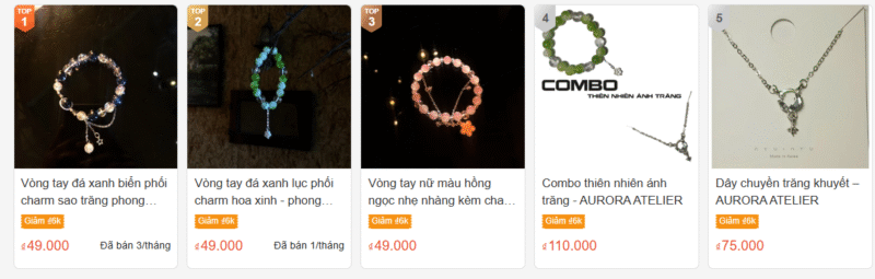 Top5 sản phẩm hot Aurora Atelier